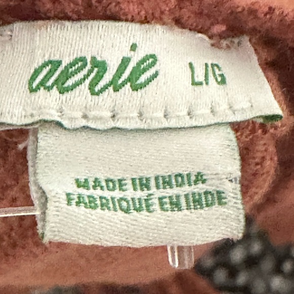 Aerie Dress L Rust Orange Lace Midi Boho Floral Crochet Slip Tassel 11 - Picture 3 of 8